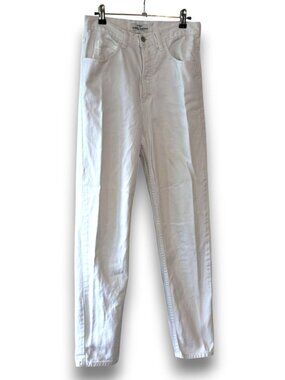 Vintage 1980s Guess by Georges Marciano White High Waisted Tapered Jeans Size 30